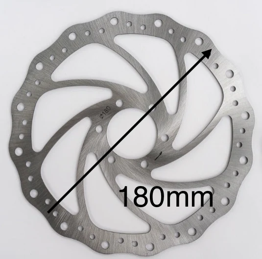 180mm Thin style Rotor for Stock Razor Wheels - Image 5