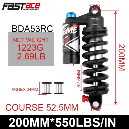 Fastace BDA53RC Rear Shock - Image 5