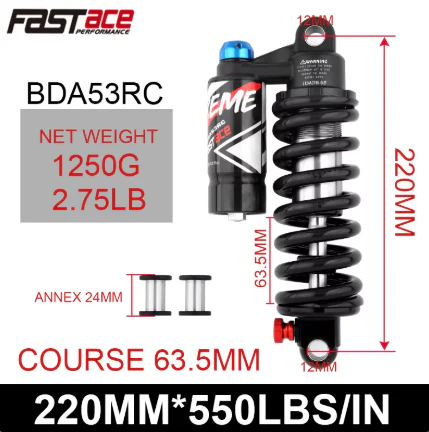 Fastace BDA53RC Rear Shock - Image 7