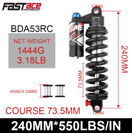 Fastace BDA53RC Rear Shock - Image 8